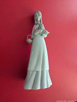 Front view of porcelain figurine