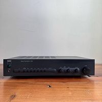 Full front view of NAD C 160 preamplifier