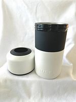 Cooler with collar removed showing interior and exterior finish