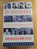 Front cover of 13 Soldiers hardcover book