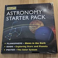 Front of sealed Astronomy Starter Pack box