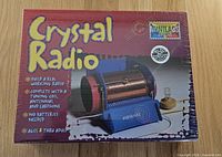 Front of sealed Crystal Radio kit box
