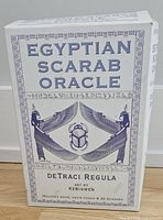 Front of Egyptian Scarab Oracle box