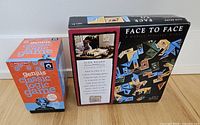 Both boxed games front view