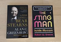 Front covers of both paperback books