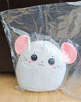 Front view of sealed Ty Squish-a-Boo Catnip Mouse plush