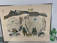 Full view of framed print showing entire composition and frame