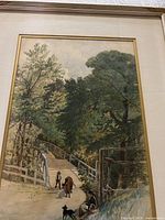 Full painting within frame