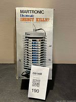 Retail box front displaying Martronic Electronic Insect Killer branding