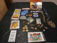 overview of all items laid out