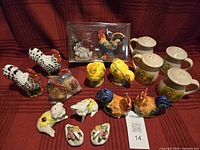 Group shot of all visible salt and pepper shaker sets