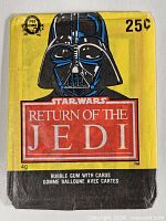 Front view showing Darth Vader graphic, 25¢ price, Return of the Jedi title