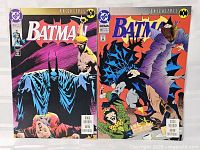 Both Batman #492 and #493 front covers