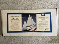 Full view of boxed model kit showing label