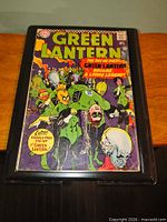 Front cover of Green Lantern #46 in plastic case