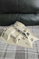 Left front perspective of Snowspeeder showing missing front blasters and overall condition