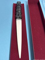 Full view of letter opener in box