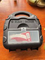 Front of Black & Decker branded hard case