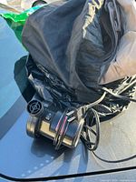 Electric pump and mattress in carry bag