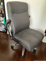 Front angle view of grey Staples Whitcomb Big & Tall chair