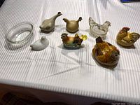 All eight items displayed on table