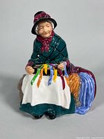 Front view of Royal Doulton Silks and Ribbons figurine