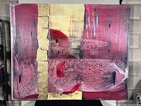 Full view of Sarah Griffith textured canvas print