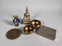 Group shot showing all six items in lot