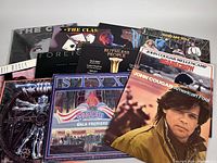 Group shot showing all record fronts