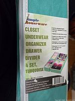 Front label showing product name, brand and images