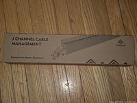 Front of sealed Yecaye J Channel Cable Management box