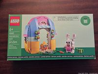 Front of sealed LEGO 40682 Spring Garden House box showing piece count and age recommendation