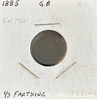 Coin in 2x2 flip with handwritten details