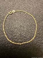 Entire bracelet laid flat showing overall design