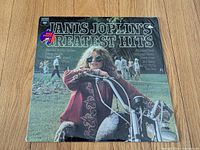 Front cover of Janis Joplin Greatest Hits LP