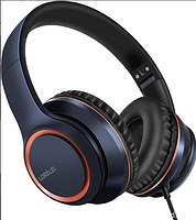 Angled close-up showing earcup design and microphone cable