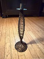 Full view of candlestick holder front