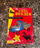 Front of Steel Builder box showing graphics and branding