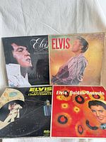 Group shot of all four Elvis Presley RCA Victor LPs