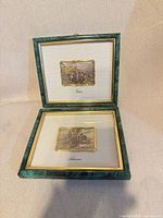 Both framed pieces showing size and matching frames