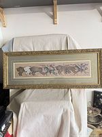 Full view of framed panoramic print