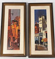 Both framed Kay Paris paintings side by side