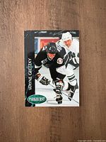 Front of 1993 Parkhurst Wayne Gretzky hockey card showing action image and Parkhurst logo