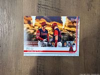 Front of Shohei Ohtani Gets Hot insert card showing player image and team logo