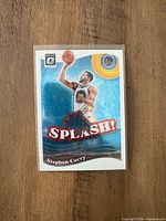 Front of Stephen Curry Splash insert card