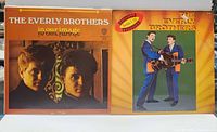Front jackets of both Everly Brothers albums