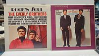 Front covers of both Everly Brothers LPs showing album titles and images
