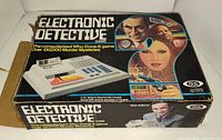 Front of retail box displaying Electronic Detective branding and graphics