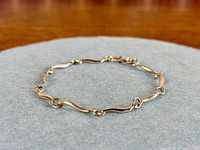 Full view of bracelet laid flat