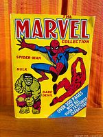 Front cover showing title The Marvel Collection with Spider-Man, Hulk, Daredevil
